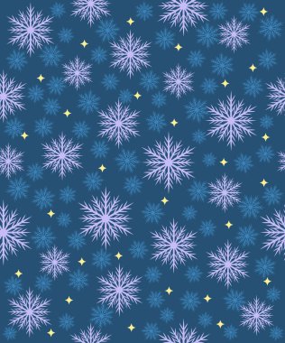 kar taneleri ile desen