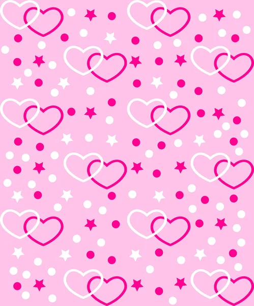 Valentine's day seamless, pattern. — Stock Vector