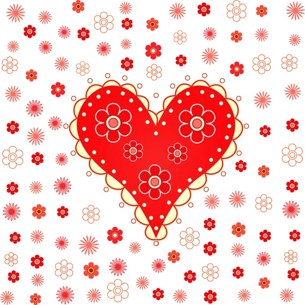 Valentine's day card. — Stock Vector