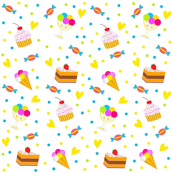 Birthday seamless,pattern — Stock Vector