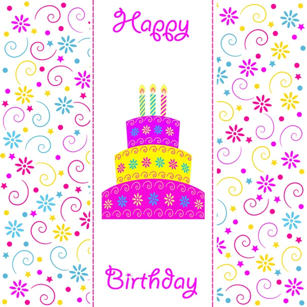 Birthday card — Stock Vector