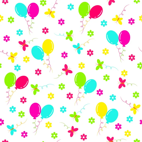 Birthday seamless,pattern — Stock Vector