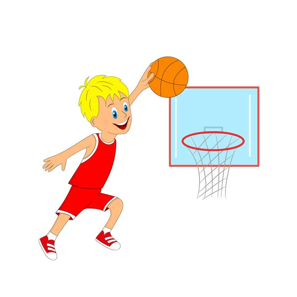 Anak Kecil Bermain Basket Stok Vektor Ilustrasi Anak Kecil Bermain Basket Bebas Royalti Depositphotos