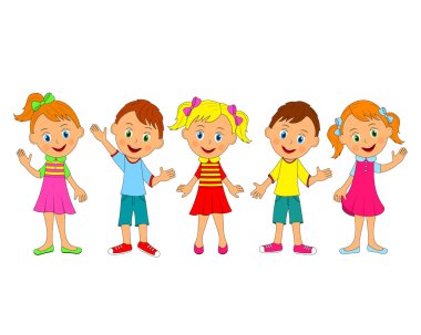 küçük kız ve erkek