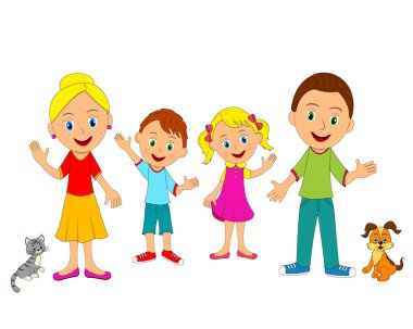 Mutlu genç aile