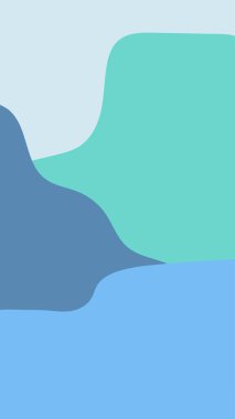 Düz soyut arkaplan. Düz dağ manzarası. Instagram hikayeleri için kullan. Çağdaş modern trend vektör çizimleri. Her arkaplan izole edilmiş