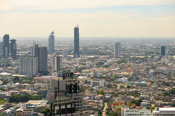 Bangkok Thailand Okt 2020 Ansicht Bangkoks Aus Der Vogelperspektive — Stockfoto