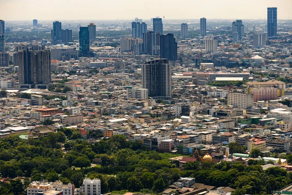 Bangkok Thailand Okt 2020 Ansicht Bangkoks Aus Der Vogelperspektive — Stockfoto