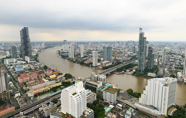 Die Stadt Bangkok Aus Der Vogelperspektive — Stockfoto