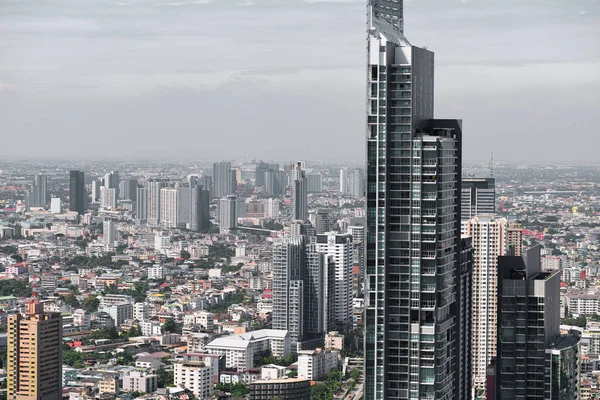 Tayland 'ın Bangkok şehrinin kuş bakışı manzarası