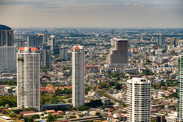 Die Stadt Bangkok Aus Der Vogelperspektive — Stockfoto