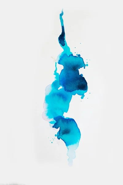 Colorful watercolor stains on white background — Stock Photo, Image