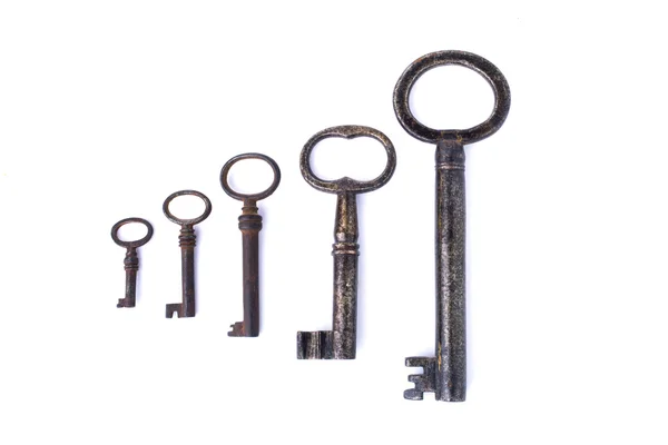 Antika Vintage nycklar — Stockfoto