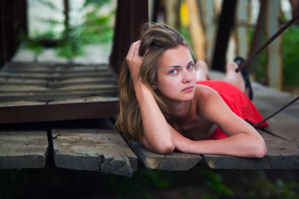 Portrait of a girl — Stock Photo, Image