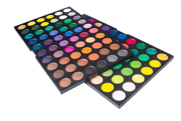 Palette bunter Lidschatten — Stockfoto