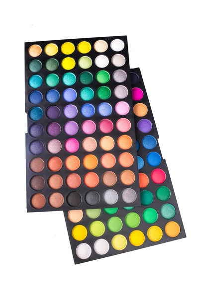 Palette bunter Lidschatten — Stockfoto