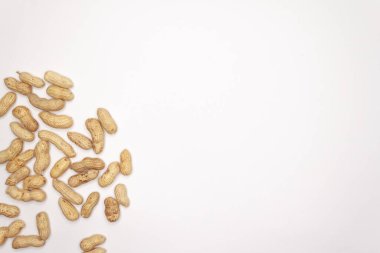 Beyaz arka planda sebze ve meyveler