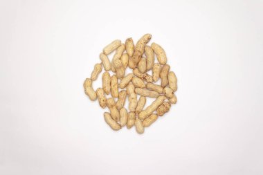 Beyaz arka planda sebze ve meyveler