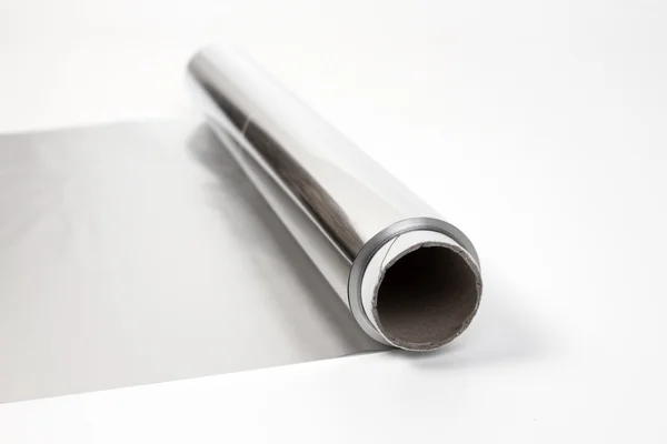 Алюминиевая серая фольга — стоковое фото