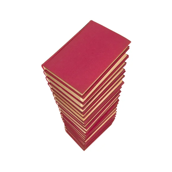 赤い本の杭 — ストック写真