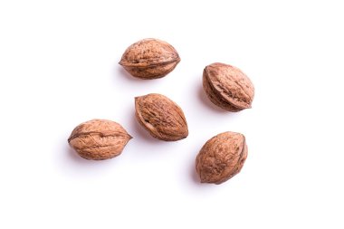 beyaz üzerine beş ceviz