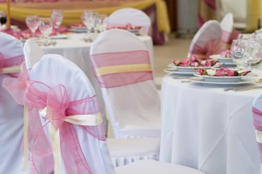 düğün yeri dekore edilmiş