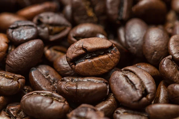 Kahve çekirdekleri makro.
