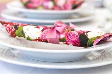 Düğün peçete dekorasyon