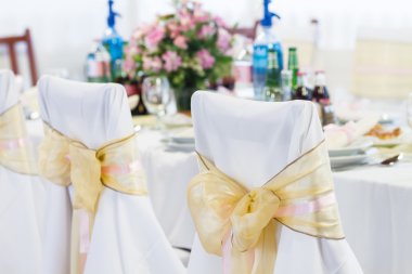 Düğün sandalye dekorasyonu