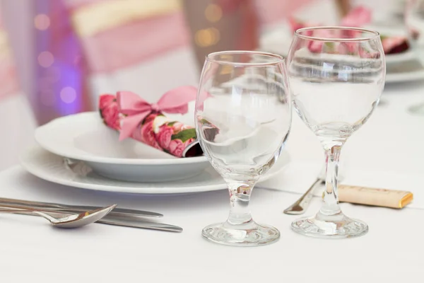 Wedding table set — Stock Photo, Image