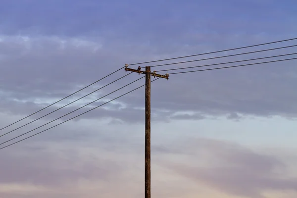 High voltage power lines — Stock Photo, Image