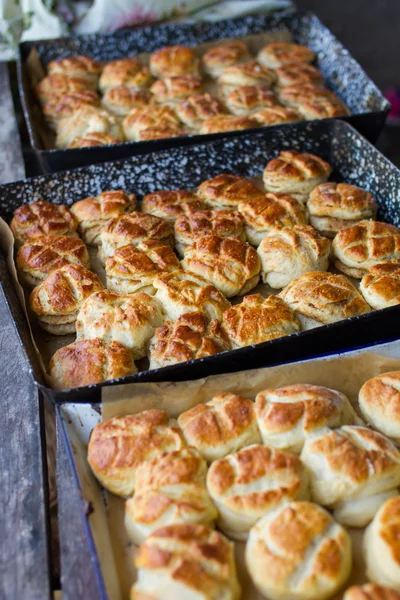 Bollos recién horneados — Foto de Stock