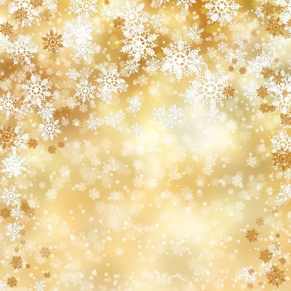 Gold christmas background — Stock Photo, Image