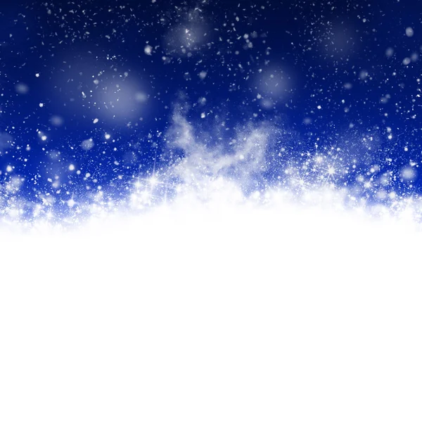 Blauwe winter abstracte achtergrond — Stockfoto