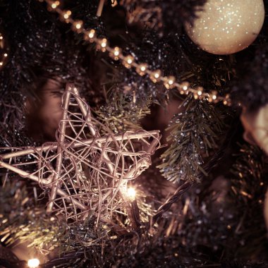 altın yıldız, Noel süsleri