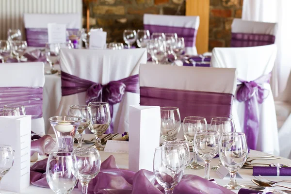 Mesas de boda conjunto — Foto de Stock