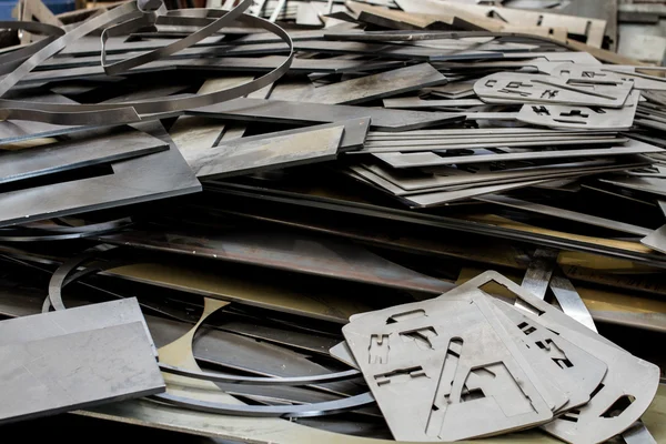 Junk metal sheets — Stock Photo, Image