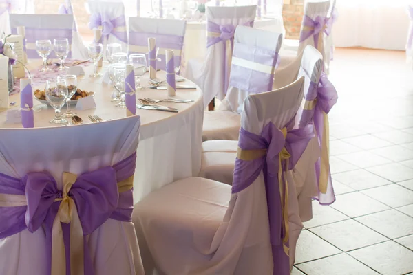 Mesas de boda conjunto — Foto de Stock