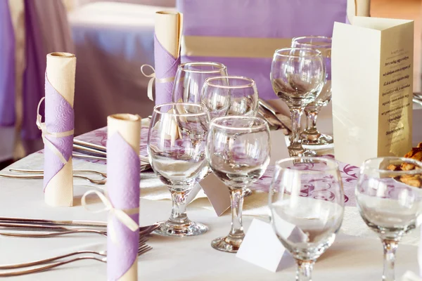 Mesa de boda — Foto de Stock