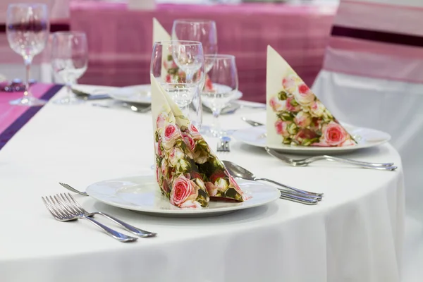 Mesas de boda conjunto — Foto de Stock