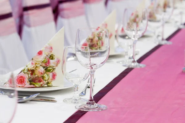 Mesas de boda conjunto —  Fotos de Stock