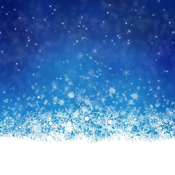 Blue christmas background — Stock Photo, Image