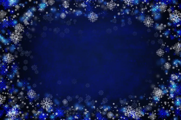 Blue christmas background — Stock Photo, Image