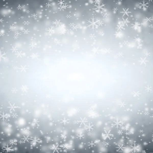 Silver xmas background — Stock Photo, Image