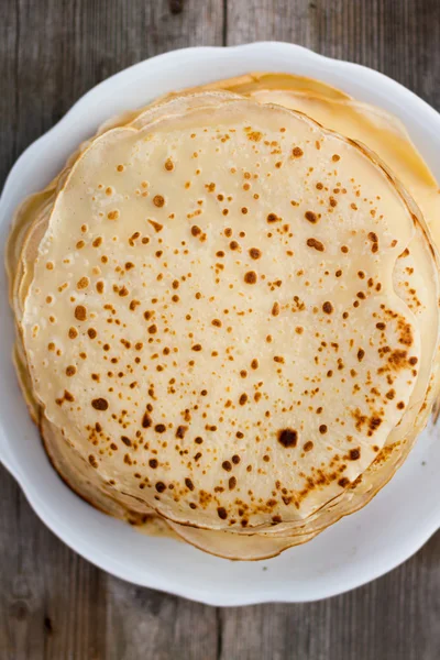 Pannkaka - ovanifrån — Stockfoto