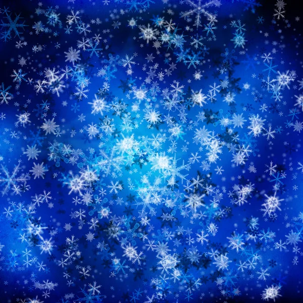 Blue christmas background — Stock Photo, Image