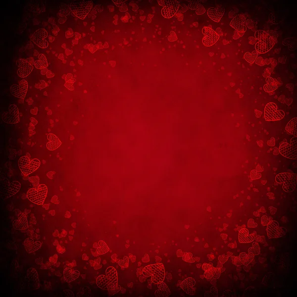 Inimi roșii fundal — Fotografie, imagine de stoc