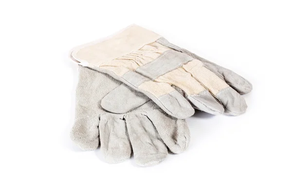 Λευκά προστατευτικά γάντια — Φωτογραφία Αρχείου