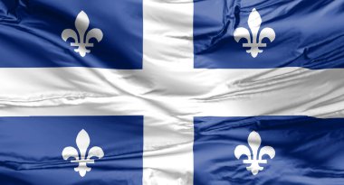 Quebec bayrağı, Kanada 'nın Quebec eyaletini temsil etmektedir..