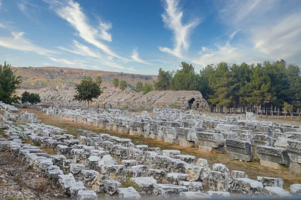 Стародавнє Місто Перге Анталія Туреччина Пердж Колись Був Одним Найважливіших — стокове фото